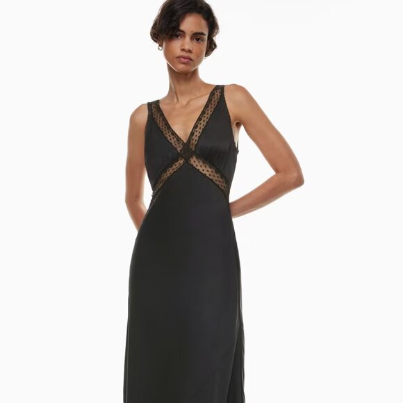 Aritzia Wilfred Realism Satin Dress - Picture 1 of 4